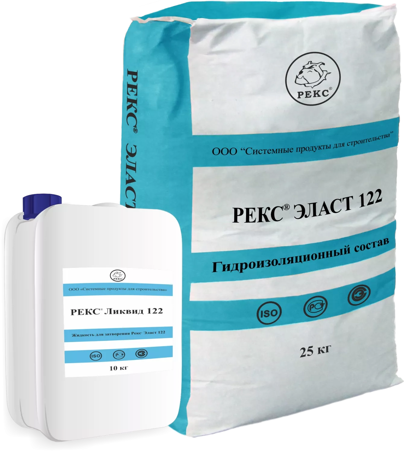Рекс® Эласт 122 Серый (комплект 35кг)